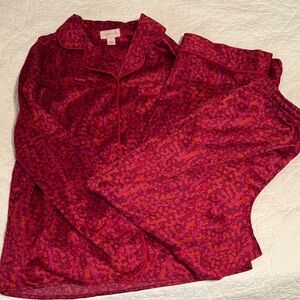Cabernet‎ Red and Purple Patterned Fabric